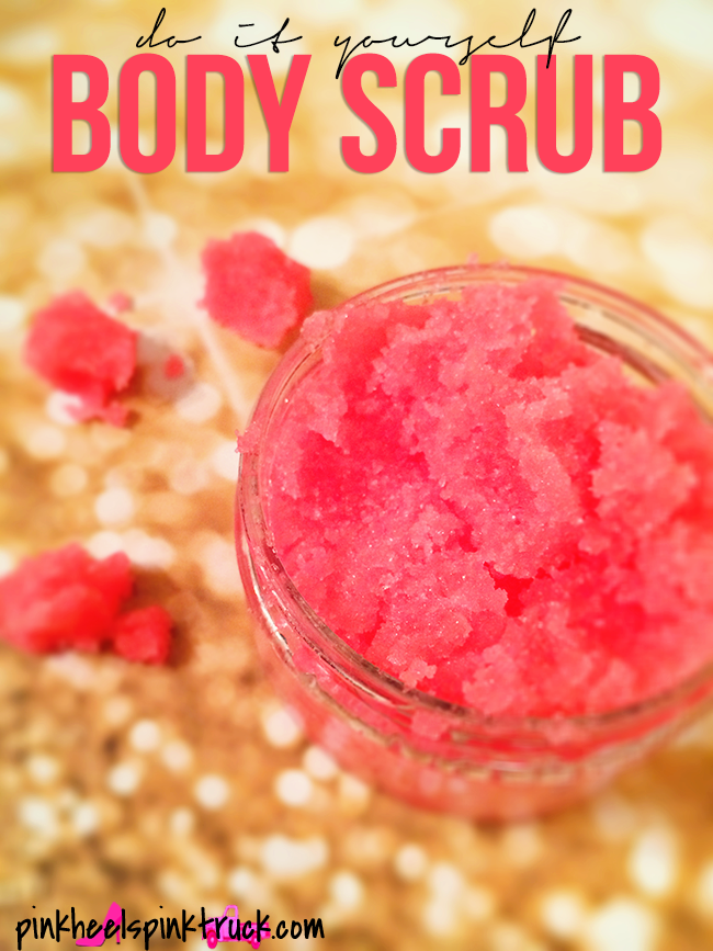 DIY Body Scrub! Easy to make and super inexpensive! Good enough to eat...literally! #DIYBeauty #BeautyForLess