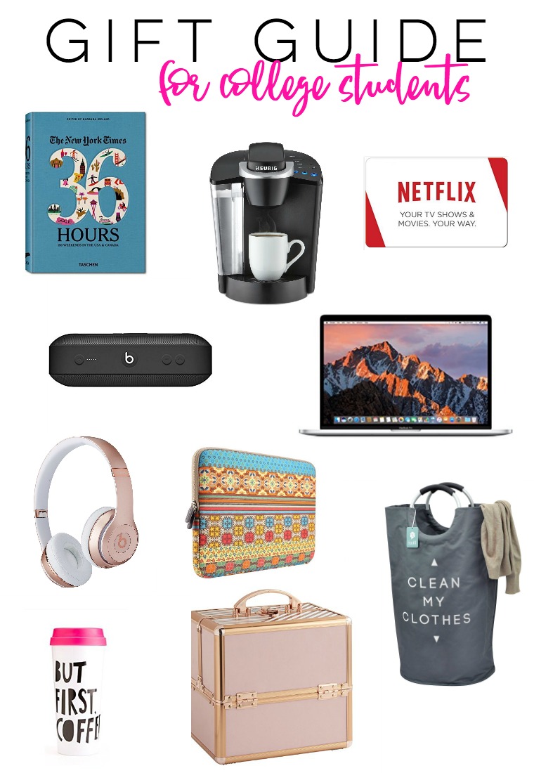 Never worry about what to get a college student ever again with this Gift Guide for College Students! Need a grad gift or a Christmas gift? Look no further!!