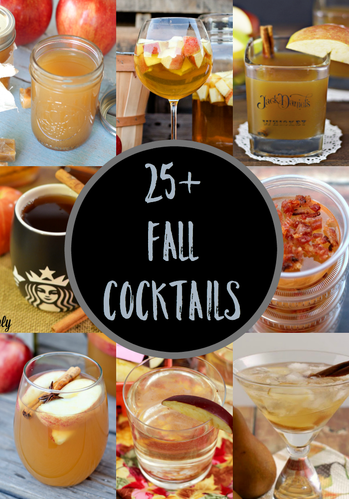 It's Fall!!! And I'm excited to start creating more Fall-related cocktails for you! But until then, how about we cheers together over these delish Fall Cocktails!