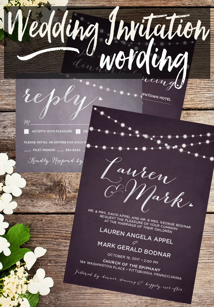 Tying the knot soon? Wondering how to word your wedding invitations? Hooplah House Creative shares their Wedding Invitation Wording tips