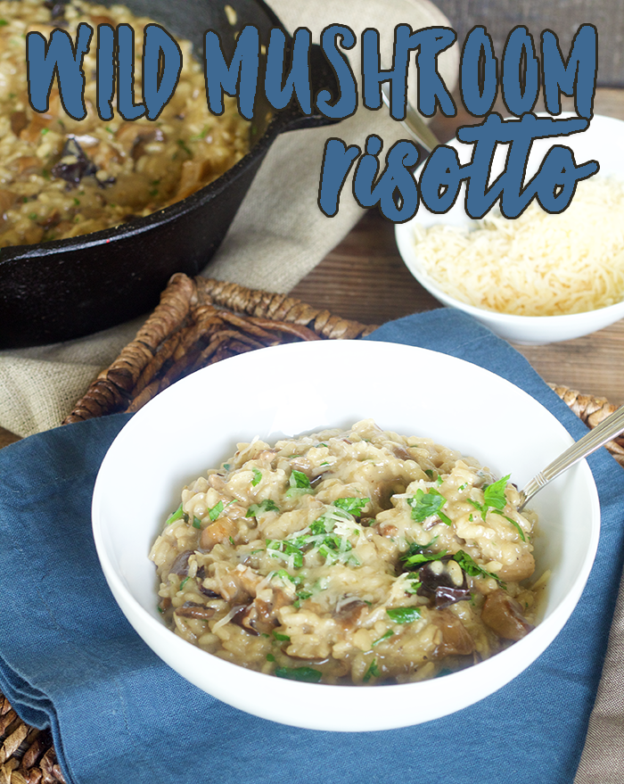 This Wild Mushroom Risotto Recipe is amazing. If you like risotto's and mushrooms than you will surely love this combo. The secret...dried mushrooms.