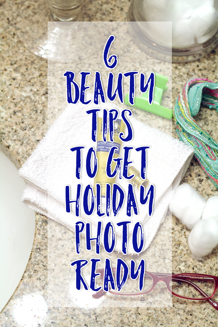 The holidays are upon us which means the weather is starting to cool down. Here are 6 Beauty Tips to Get Holiday Photo Ready & prep your skin for winter. #RoCRetinolResolution #WomenWhoRoC
