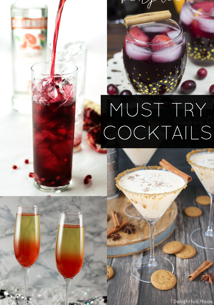 These Must Try Cocktails will be the perfect addition to any party! The hardest decision will be which one to include?!
