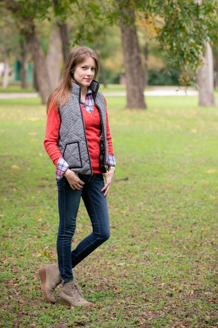 How to Style a Vest with Layers