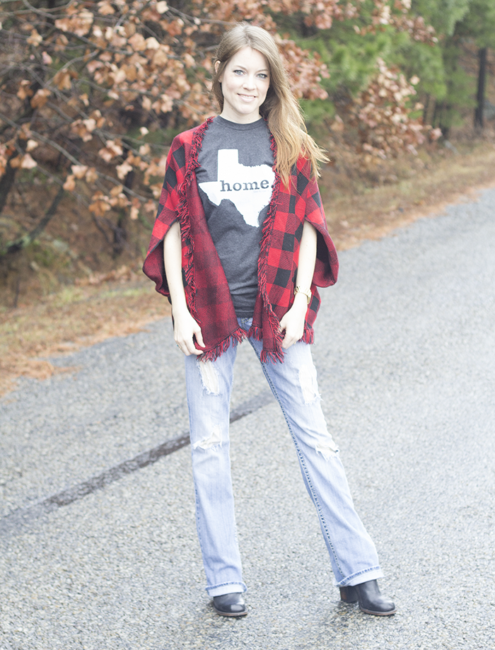 Styling The Home T - Texas with Buffalo Plaid