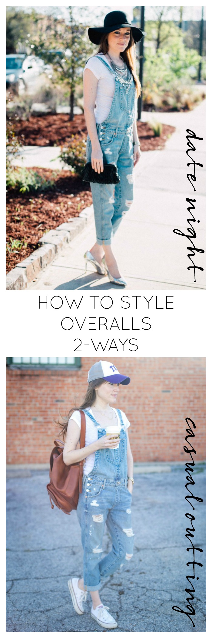How-To Style Overalls 2 Ways