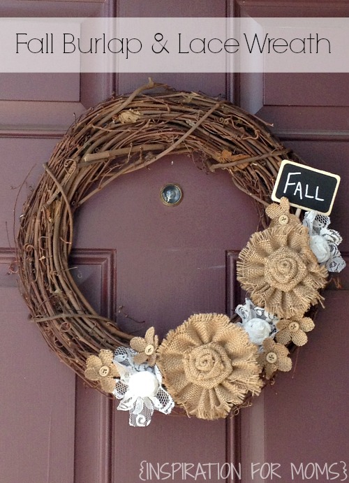 Fall+Burlap+and+Lace+Wreath