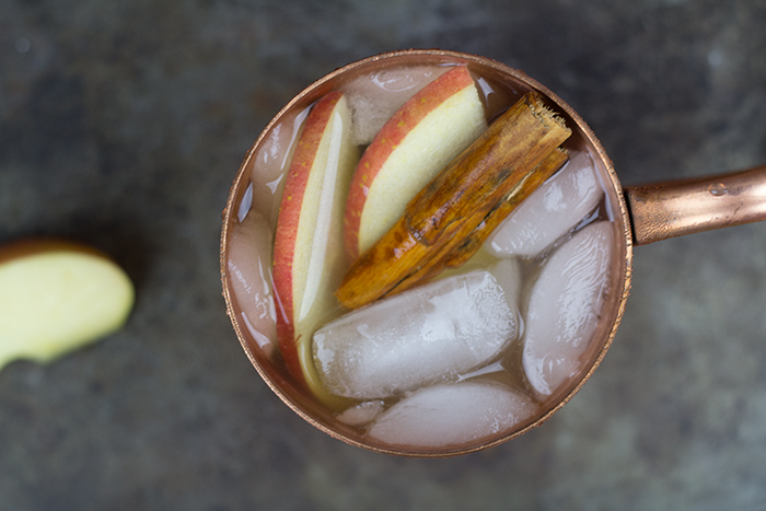 A fall classic...caramel apple. Now make it a Moscow Mule and you'll be enjoying your new favorite fall cocktail!! A Caramel Apple Spice Moscow Mule!