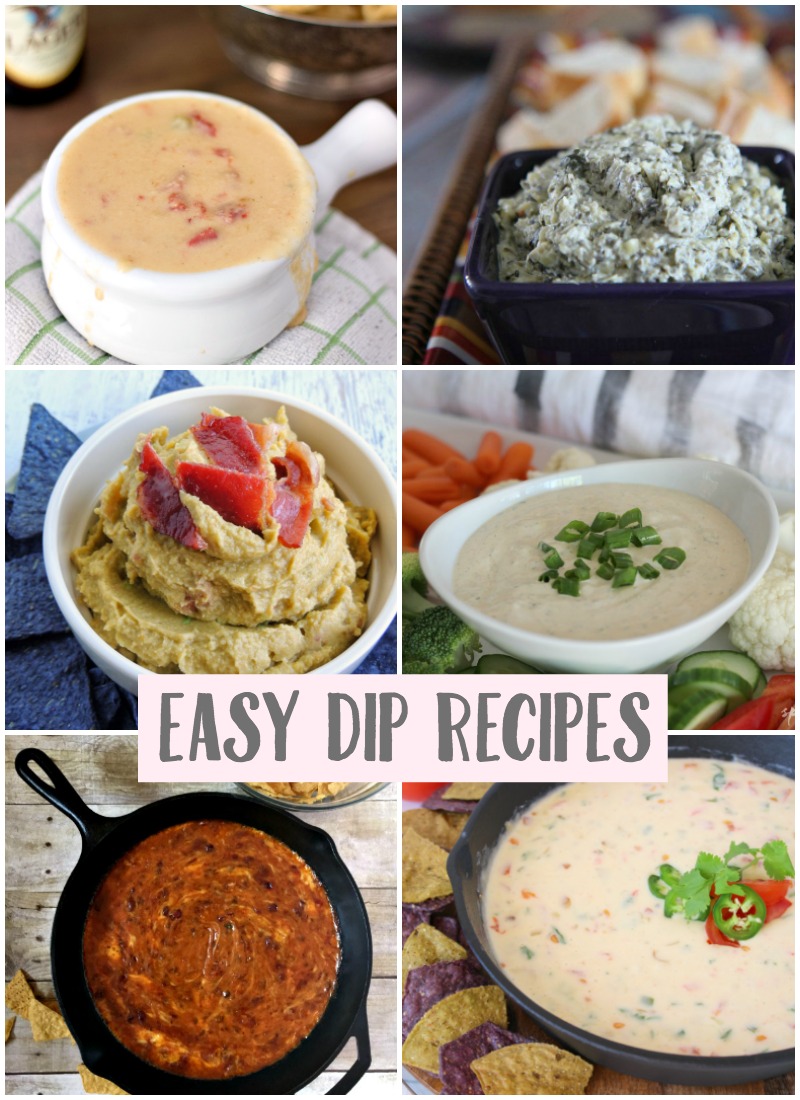 Looking to add a dip recipe to your menu for a tailgate or party? Check out these Easy Dip Recipes! You are for sure going to find a crowd pleaser in this list!