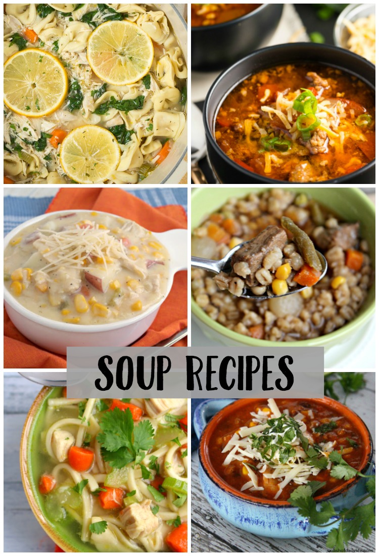 Looking for a new soup recipe to try? I've got a yummy list of some amazing soup recipes for you to try!