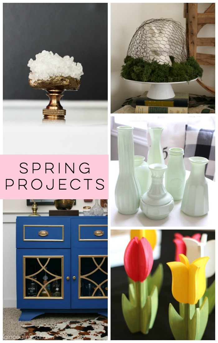 Time to bust out of those winter blues and get outside to enjoy some fresh air. Plus it's time to start tackling some of those Spring Projects you've been eyeing. Check out these Spring Projects to see if they'll make your list!