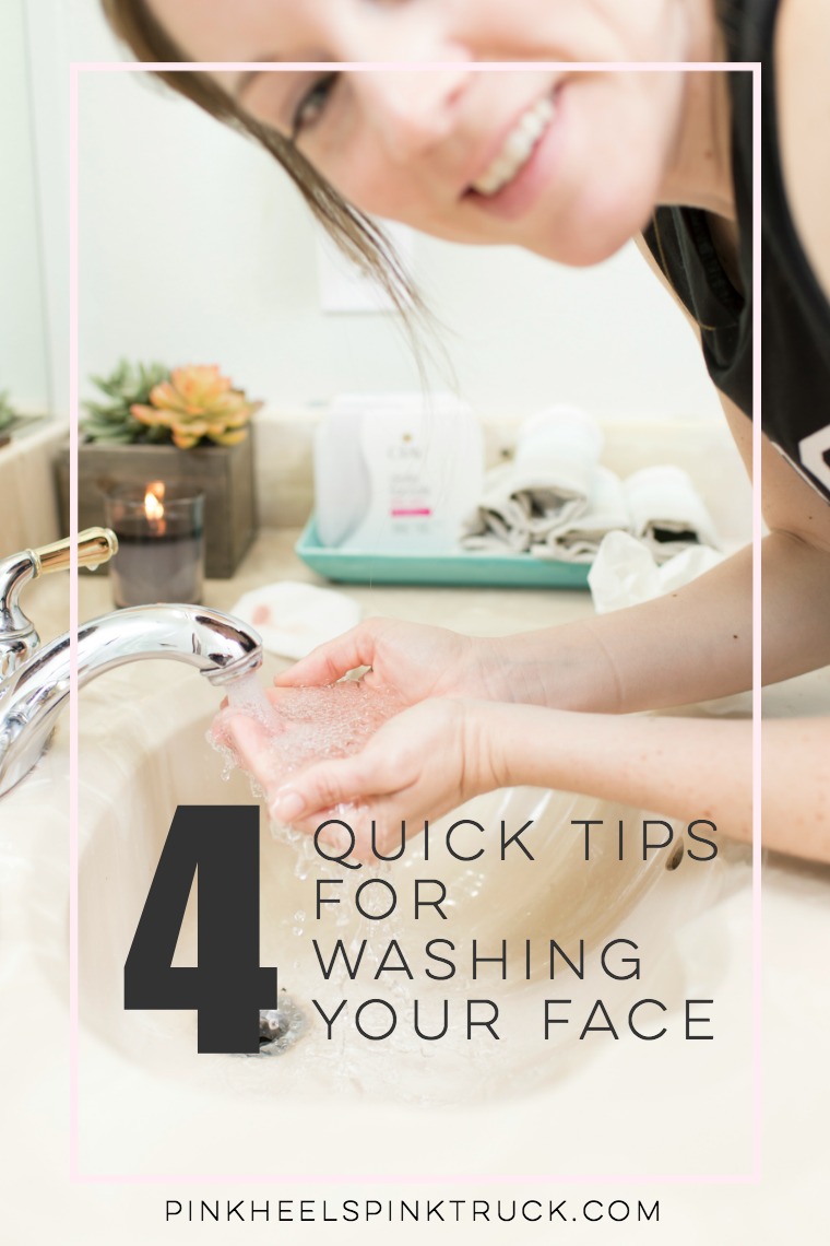 Make washing your face super simple with these quick tips! Number 1 is important!!