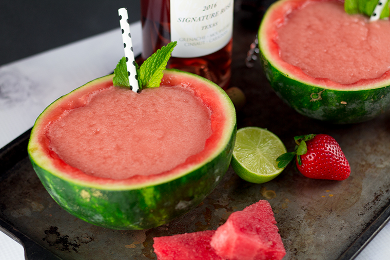 Looking for a fun way to enjoy Rosé? How about a Frosé?? Specifically this Watermelon Strawberry Frosé. It's sweet, it's fruity, it's simply delicious. It's a MUST try!!